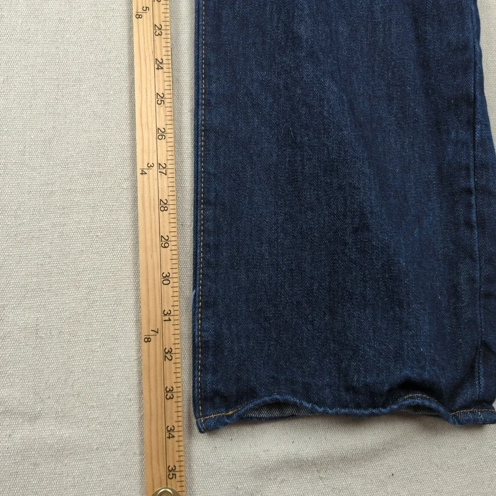 Levis 501 Jeans Mens 36x34 Blue Button Fly Classic American Western Dark Wash